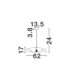 Wabi Dome Pendant Ceiling Light White Gold E27 1x12W-10