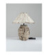 Wabi Table Lamp with Round Tapered Shade Beige E27 1x12W-3
