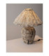 Wabi Table Lamp with Round Tapered Shade Beige E27 1x12W-6