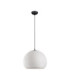 Pashio 45cm Classic Dome Pendant Ceiling Light White Black E27 1x12W-1