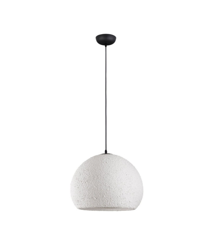 Pashio 45cm Classic Dome Pendant Ceiling Light White Black E27 1x12W-1