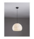 Pashio 45cm Classic Dome Pendant Ceiling Light White Black E27 1x12W-4