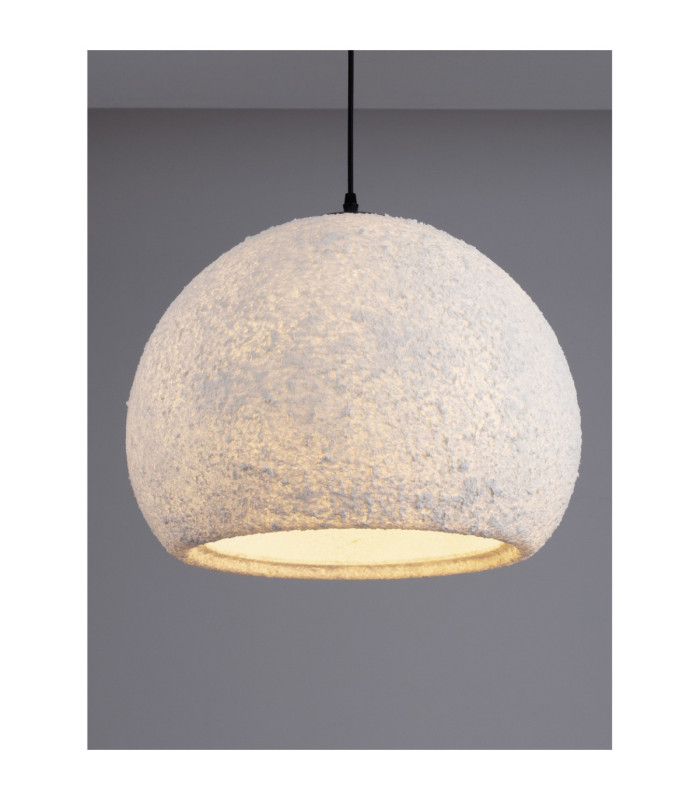 Pashio 45cm Classic Dome Pendant Ceiling Light White Black E27 1x12W-5