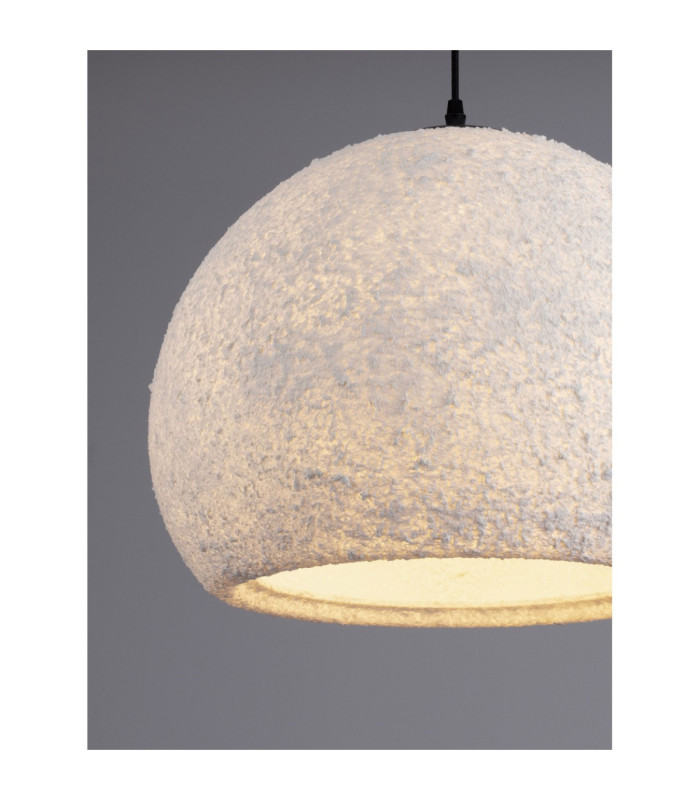Pashio 45cm Classic Dome Pendant Ceiling Light White Black E27 1x12W-6