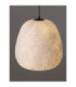 Pashio 45cm Tall Dome Pendant Ceiling Light White Black E27 1x12W-5