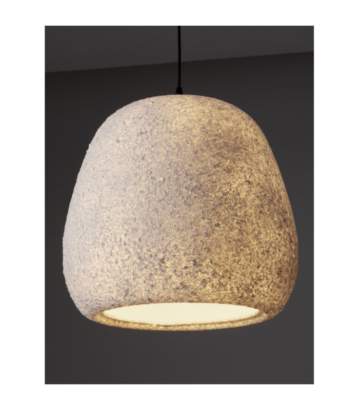 Pashio 45cm Tall Dome Pendant Ceiling Light White Black E27 1x12W-6
