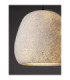 Pashio 45cm Tall Dome Pendant Ceiling Light White Black E27 1x12W-7