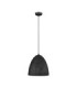 Solis 36cm Dome Pendant Ceiling Light Sandy Black E27 1x12W-1