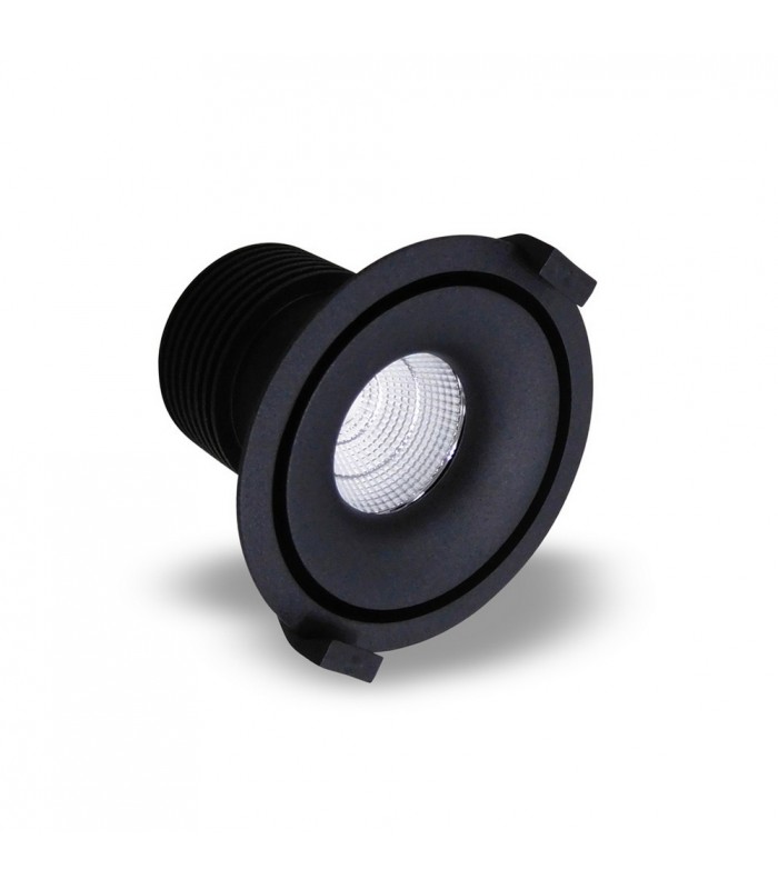 LED Recessed Round Downlight, Black/Black, 40 deg. Beam Angle, 780lm, 4000K, IP20, DRIVER NOT INC. - 4
