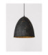 Solis 36cm Dome Pendant Ceiling Light Sandy Black E27 1x12W-6