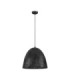 Solis 50cm Dome Pendant Ceiling Light Sandy Black E27 1x12W-1