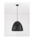 Solis 50cm Dome Pendant Ceiling Light Sandy Black E27 1x12W-3