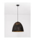 Solis 50cm Dome Pendant Ceiling Light Sandy Black E27 1x12W-4