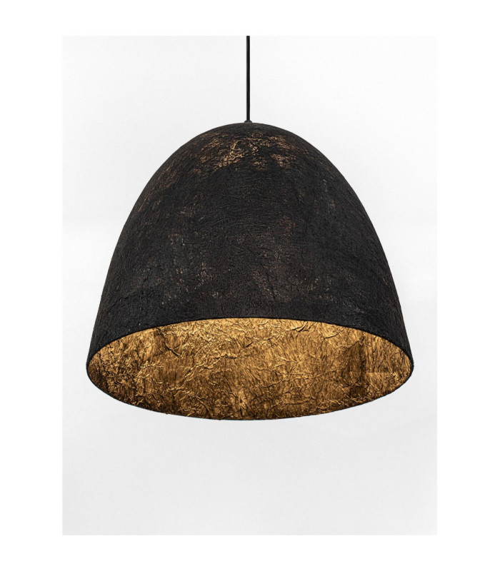 Solis 50cm Dome Pendant Ceiling Light Sandy Black E27 1x12W-6