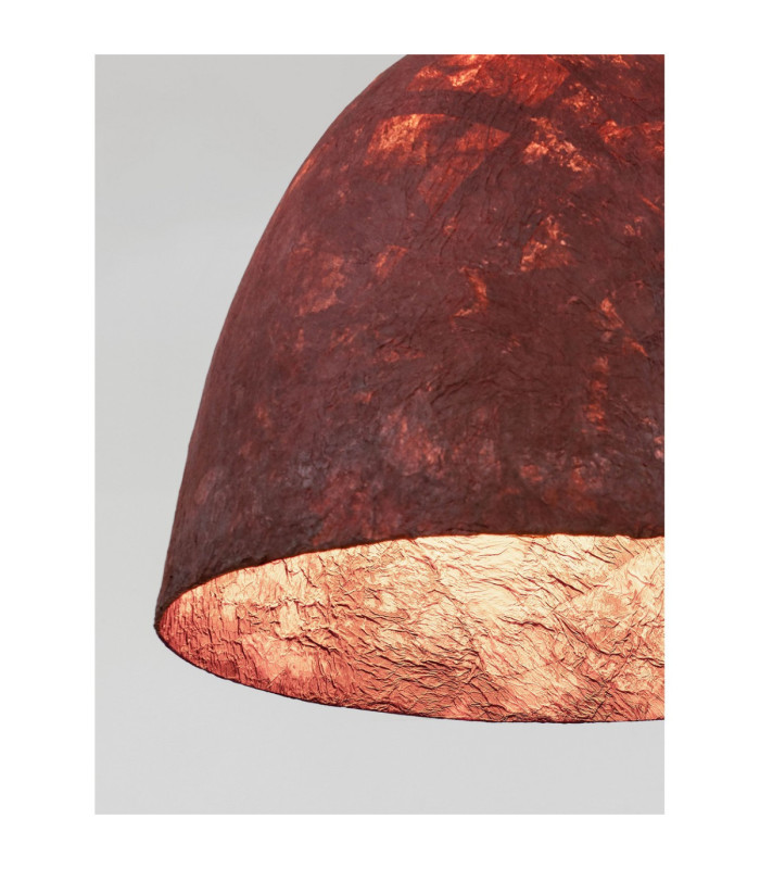Solis 50cm Dome Pendant Ceiling Light Red Black E27 1x12W-7