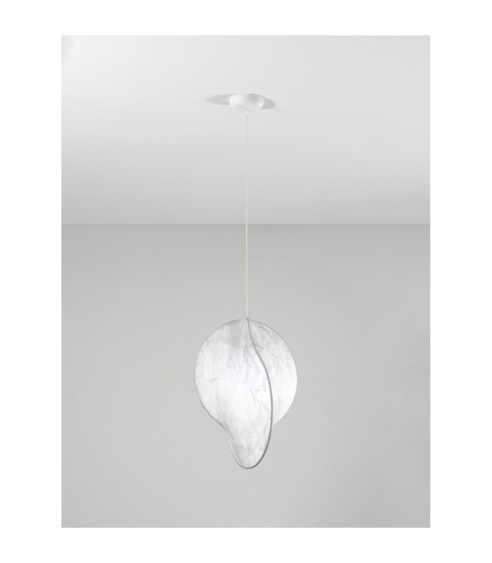 Esperia 53cm Pendant Ceiling Light White E27 1x12W-3