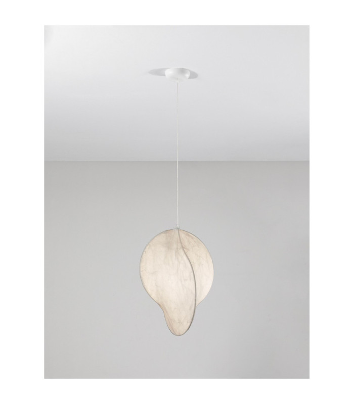 Esperia 53cm Pendant Ceiling Light White E27 1x12W-4