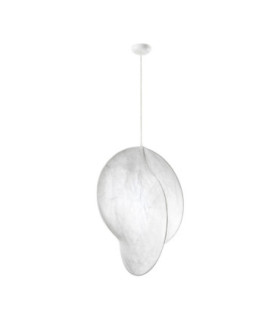 Esperia 62cm Pendant Ceiling Light White E27 1x12W-1