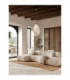 Esperia 62cm Pendant Ceiling Light White E27 1x12W-2