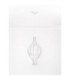 Seda 35cm Pendant Ceiling Light White E27 1x12W-3