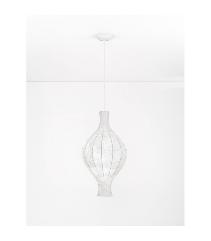 Seda 35cm Pendant Ceiling Light White E27 1x12W-3
