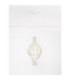Seda 35cm Pendant Ceiling Light White E27 1x12W-4