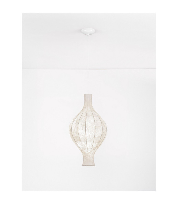 Seda 35cm Pendant Ceiling Light White E27 1x12W-4