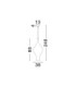 Seda 38cm Pendant Ceiling Light White E27 1x12W-9