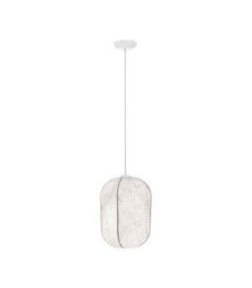 Pierida 30cm Pendant Ceiling Light Natural White E27 1x12W-1