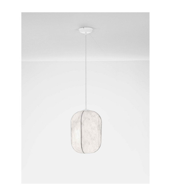 Pierida 30cm Pendant Ceiling Light Natural White E27 1x12W-3