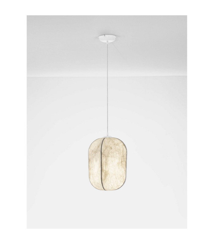 Pierida 30cm Pendant Ceiling Light Natural White E27 1x12W-4