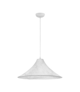 Oket 65cm Dome Pendant Ceiling Light Natural White E27 1x12W-1