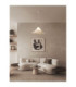 Oket 65cm Dome Pendant Ceiling Light Natural White E27 1x12W-2