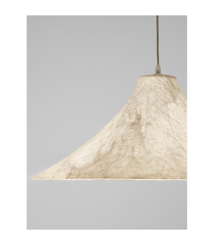 Oket 65cm Dome Pendant Ceiling Light Natural White E27 1x12W-5