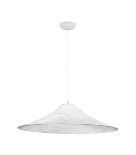 Oket 90cm Dome Pendant Ceiling Light Natural White E27 1x12W-1