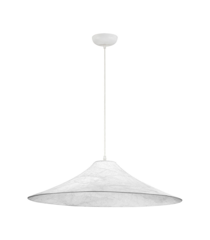 Oket 90cm Dome Pendant Ceiling Light Natural White E27 1x12W-1