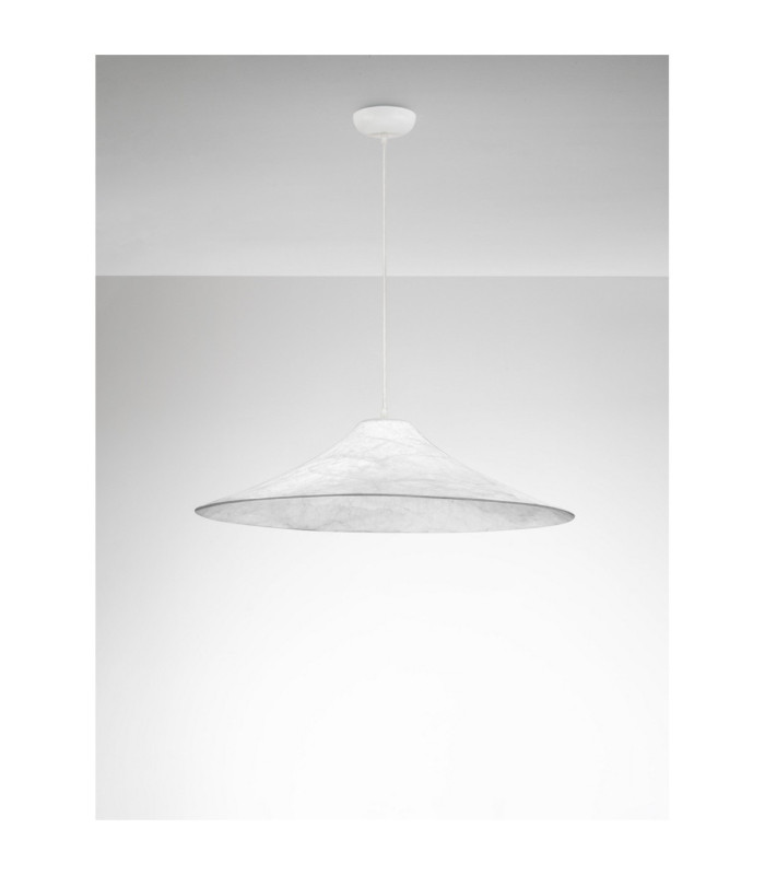 Oket 90cm Dome Pendant Ceiling Light Natural White E27 1x12W-3