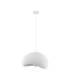 Aere 40cm Dome Pendant Ceiling Light Stone White E27 1x12W-1