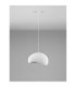 Aere 40cm Dome Pendant Ceiling Light Stone White E27 1x12W-3