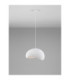 Aere 40cm Dome Pendant Ceiling Light Stone White E27 1x12W-4