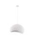 Aere 50cm Dome Pendant Ceiling Light Stone White E27 1x12W-1