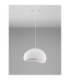 Aere 50cm Dome Pendant Ceiling Light Stone White E27 1x12W-3