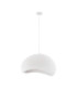 Aere 60cm Dome Pendant Ceiling Light Stone White E27 1x12W-1