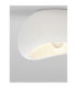 Aere 32cm Semi Flush Ceiling Light Stone White E27 1x12W-6
