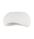 Aere 40cm Semi Flush Ceiling Light Stone White E27 1x12W-1