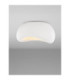 Aere 40cm Semi Flush Ceiling Light Stone White E27 1x12W-4
