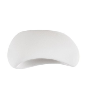 Aere 48cm Semi Flush Ceiling Light Stone White E27 1x12W-1