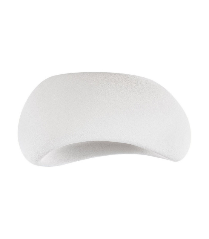 Aere 48cm Semi Flush Ceiling Light Stone White E27 1x12W-1