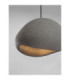 Aere 50cm Dome Pendant Ceiling Light Stone Grey E27 1x12W-6