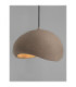Aere 40cm Dome Pendant Ceiling Light Stone Brown E27 1x12W-5